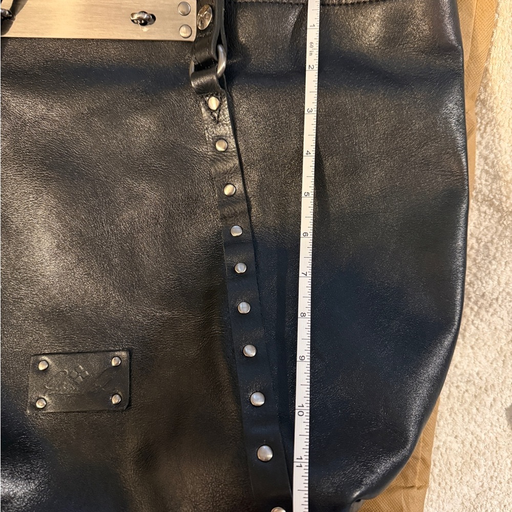 Patricia Nash Benvenuto Studded Black Tote - Picture 4 of 11